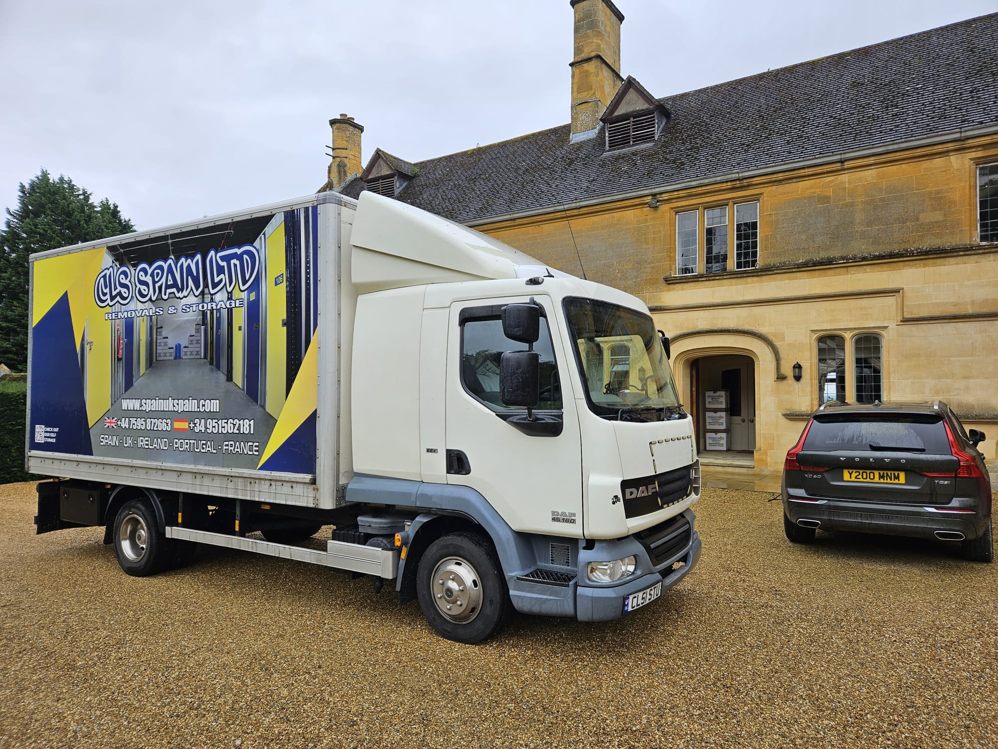CLS Spain removal truck for European relocations