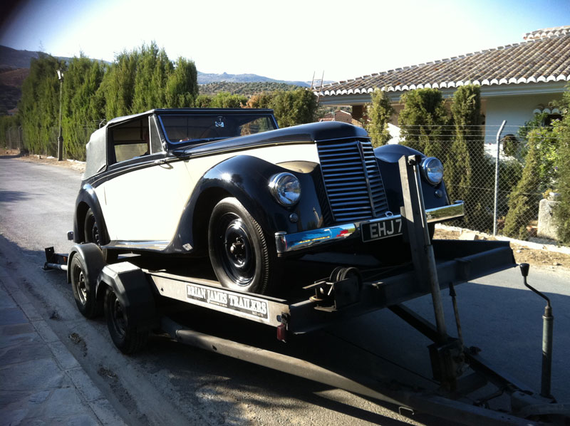 Car transportation services between UK and Spain