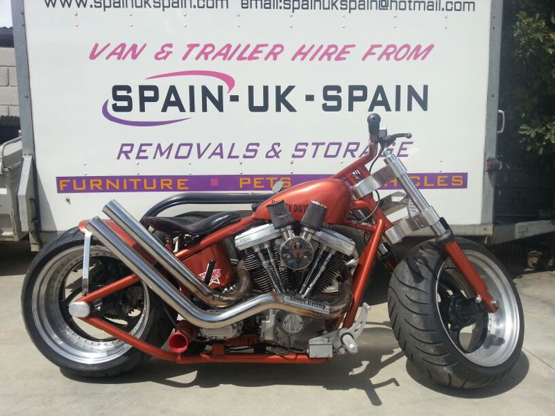 Motorcycle transportation services across Europe
